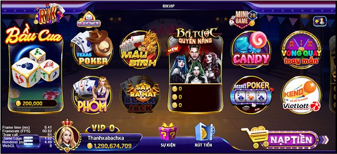 Rikvip Club5 điểm đến giải trí trực tuyến đẳng cấp