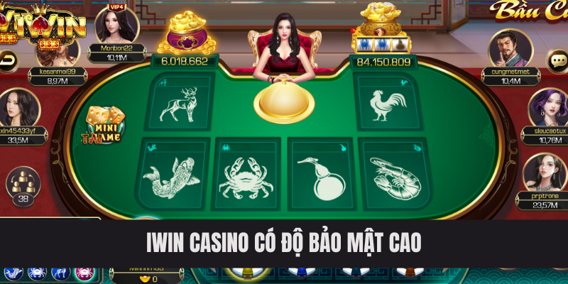 IWIN Casino có độ bảo mật cao